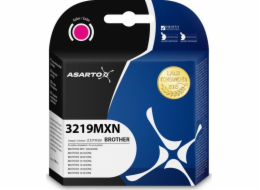 Inkoust Asarto  pro Brother 3219MXN | LC3219XLM | 1500 stran | purpurová