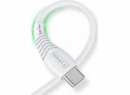 T-Phox USB kabel T-PHOX NATURE TYPE-C BÍLÝ KABEL 1,2M 3A