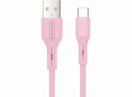 Joyroom USB kabel JOYROOM CABLE BAREVNÝ TYP-C 1M RŮŽOVÁ, S-M357S