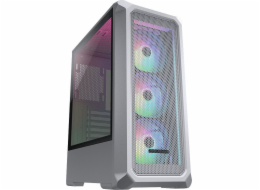 COUGAR PC skříň ARCHON 2 Mesh RGB White Mid Tower Mesh Front Panel 3 x ARGB Fans 3mm TG Left Panel