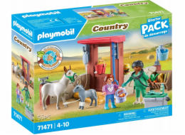 PLAYMOBIL 71471 Country Starter Pack Veterinární použití s osly, stavebnice