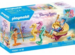 Stavebnice PLAYMOBIL 71500 Princezna kouzelná mořská stvoření s kočárkem s mořským koníkem