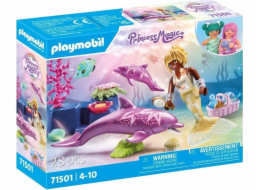 PLAYMOBIL 71501 Princezna Kouzelná mořská panna s delfíny, stavebnice