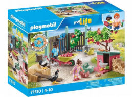 PLAYMOBIL 71510 City Life Malá slepičí farma na zahradě malého domu, stavebnice