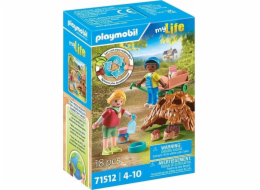 PLAYMOBIL 71512 City Life Péče o ježčí rodinku, stavebnice