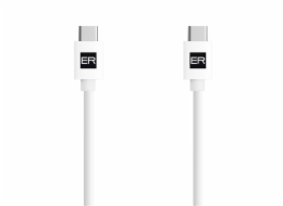 ER POWER kabel USB-C/C 3A 60W 120cm bílý