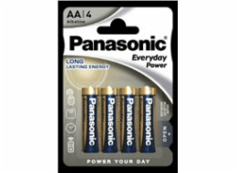 Panasonic Alkalická baterie LR6EPS/4BP Everyday Power (Blistr 4 ks)