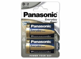 Panasonic Alkalická baterie LR20EPS/2BP Everyday Power (Blistr 2 ks)