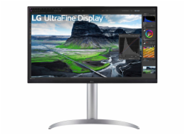 LG monitor 27UQ850V-W IPS 4K / 3840x2160 / 5ms / 2000:1 / 400cd / HDMI / DP / USB-C/ repro /pivot / výškově nastav./bílý