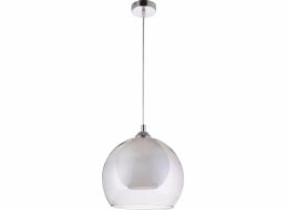 KRIS Závěsné svítidlo Krislamp Loko KR 399-1L závěsné svítidlo 1x40W E27 transparent/chrom