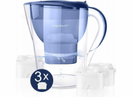 Aigostar Water Pitcher 3,5L filtrační konvice (s časovačem) Modrá VDE/Pure