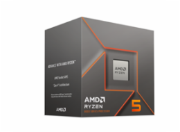 CPU AMD RYZEN 5 8400F, 6-core, až 4,7GHz, 22MB cache, 65W, socket AM5, BOX