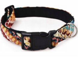 Barry King King Psa Collar, s odolnou látkou, vzorem boho, 1,9x35-50cm