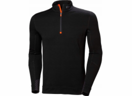 Helly Hansen T -košile termo Helly Hansen Lifa Merino Zip Black