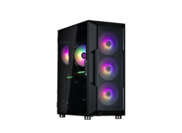 Zalman skříň I3 Neo ARGB black / ATX / 4x120 ARGB fan / 2xUSB 3.0 / 1xUSB 2.0 / prosklená bočnice / mesh panel / černá