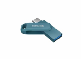 SanDisk Flash Disk 256GB Ultra Dual Drive Go, USB-C 3.2, Modrá