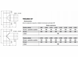 SpiroFlex 120 tee 90 nerezová ocel