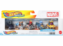 Hot Wheels Racerverse Marvel v balení po 5 hračkách