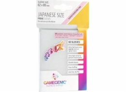 Gamegenic : japonské velikosti rukávů Prime (62x89 mm) 60 kusů, bílá