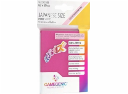 Gamegenic : japonské rukávy velikosti Prime (62x89 mm) 60 kusů, růžová