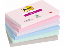 Post-It 3M Post-it® Super Sticky Notes, SOULFUL, 76x127mm, 6x90 karet.