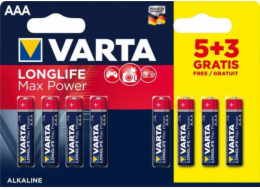 Baterie Varta 4703, AAA/R03 B8 5+3