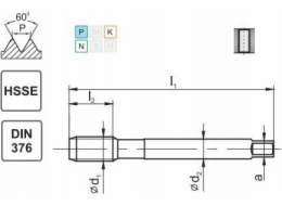 Flatar Threadder M22 DIN-376B (6H) HSSE 800