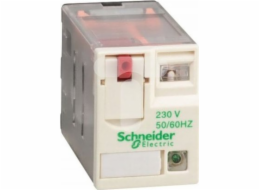 Schneider Electric Miniaturní zásuvné relé - Zelio RXM, 3 přepínací kontakty, 230 V AC - LED RXM3AB2P7