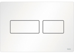 Pevné splachovací tlačítko Tece TECE, kovové splachovací tlačítko, matná bílá