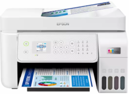 EPSON tiskárna ink EcoTank L5316, 5760x1440dpi, A4, 33ppm, Wi-Fi, USB, Ethernet, ADF, fax, sken