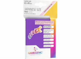 Gamegenic : Japonské rukávy velikosti Prime (62x89 mm) 60 kusů, fialové