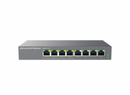 Grandstream GWN7711P Layer 2 Lite managed switch, 8 portů, 4x PoE/PoE+