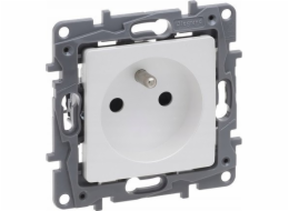 Legrand Niloe Selection Socket 2p+s 16A 250V (bez závěrky, šroubovací svorky) perla 762440