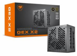 COUGAR PC zdroj GEX X2 1000W 80+ Gold, modulární (PCI-e 5.0 GPU 12+4 Pin)