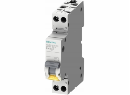 Siemens Detektor požáru AFDD-MCB-Kombinace 230V, 6kA, 1+N, B, 16A Kompakt (1MW) 5SV6016-6KK16