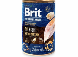 Brit Premium by Nature Fish with Fish Skin 400g konzerva pro psy