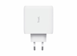 TRUST MAXO 65W 2P USB-C CHARGER WHT