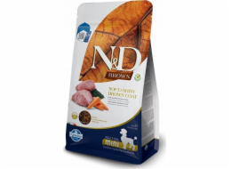 FARMINA N&D Brown Dog Lamb Spirulina&Carrot Adult Mini - suché krmivo pro psy - 2 kg