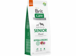 BRIT Care Hypoallergenic Senior Lamb&Rice - suché krmivo pro psy - 12 kg