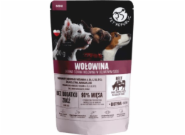 PET REPUBLIC Mini Jemně nakrájené hovězí - Mokré krmivo pro psy - 100 g