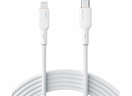 AUKEY CB-SCL2 Power Delivery USB C - Lightning Apple 1,8m 27W 3A silikonový kabel bílý