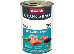 ANIMONDA Grancarno Adult s lososem a špenátem - mokré krmivo pro psy - 400 g