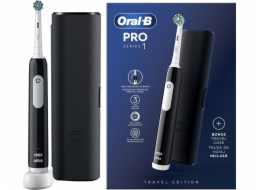 Oral-B | Pro Series 1 Cross Action | Elektrický zubní kartáček | Nabíjecí | Pro dospělé | Černá | Počet hlavic kartáčku v ceně 1 | Počet režimů čištění zubů 3