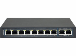 AVIZIO Switch 8x RJ45 PoE 1Gb/s + 2x RJ45 Uplink 1Gb/s