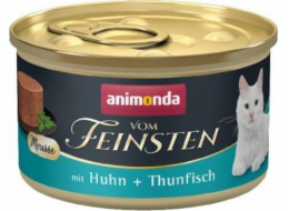 ANIMONDA Vom Feinsten Mousse Chicken and Tuna - mokré krmivo pro kočky - 85 g