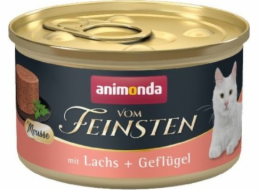 ANIMONDA Vom Feinsten Mousse Losos and Drůbež - mokré krmivo pro kočky - 85 g