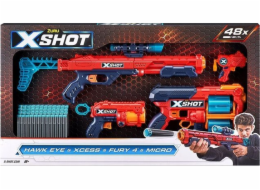 ZURU X-SHOT Excel Hawk+Xcess+Fury4+... 36585 47540