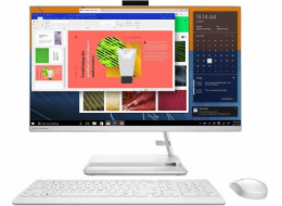 Lenovo IdeaCentre 3 AMD Ryzen™ 7 7730U 68,6 cm (27) 1920 x 1080 pixelů All-in-One PC 16 GB DDR4-SDRAM 512 GB SSD Wi-Fi 6 (802.11ax) Bílá