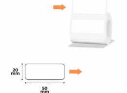 Termoštítky NIIMBOT R50*20-320 White