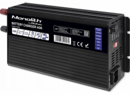 Qoltec 51956 Smart Monolith nabíječka pro LiFePO4 AGM GEL SLA baterie | 40A | 12V